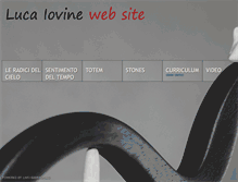 Tablet Screenshot of lucaiovine.it